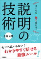 センスはいらない！わかりやすく話せる最強ルール！