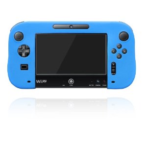 シリコンカバー for Wii U GamePad ブルーの画像