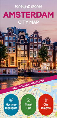 Lonely Planet Amsterdam City Map: Durable, Waterproof, Easy-Fold Planning Map with Attractions & Wal