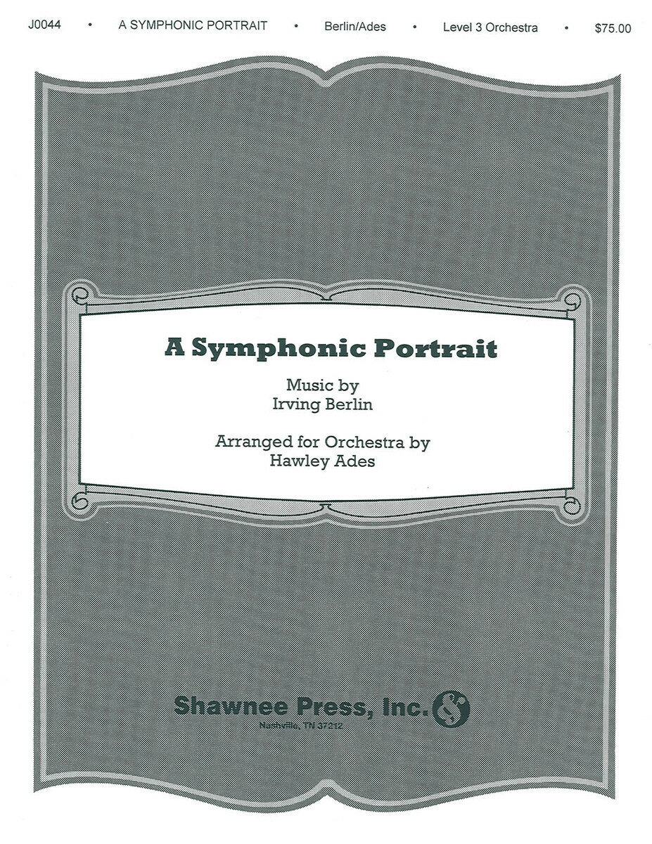 【輸入楽譜】バーリン, Irving: シンフォニック・ポートレイト/アデス編曲: スコアとパート譜セット