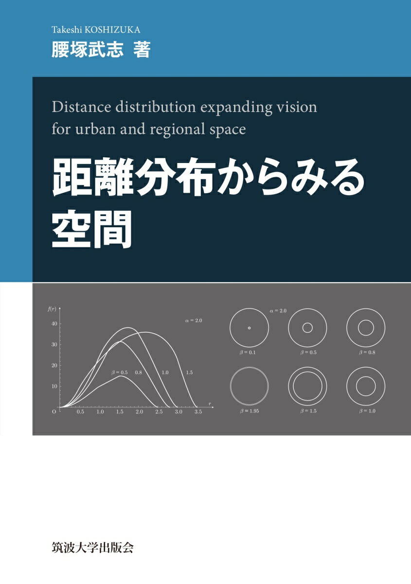 与えられた空間における、あらゆる２点間の距離の量の包括的な表現が「距離分布」である。著者が都市解析の研究を約５０年続けてきて、この距離分布が都市や地域等の空間を把握するうえで、極めて重要な基礎的概念であると考えるようになった。そこで本書では、距離分布の概念とその算出における数学的理論について、初学者にも理解できるように工夫して解説した。まず距離分布を１次元の線分から説明し、典型的ネットワーク、現実の道路網、大規模な建築物、そして平面へと数理的に厳密に議論していく。特に理論的に重要なのは１次元の結果から基本公式を用いて２次元の平面に拡張できることであり、この理論とその展開について後半で詳しく解説している。これにより現実の行政界のような不定形についても距離分布が数値的に厳密に求められることが明らかとなり、現実の分析等がより的確になることが期待される。