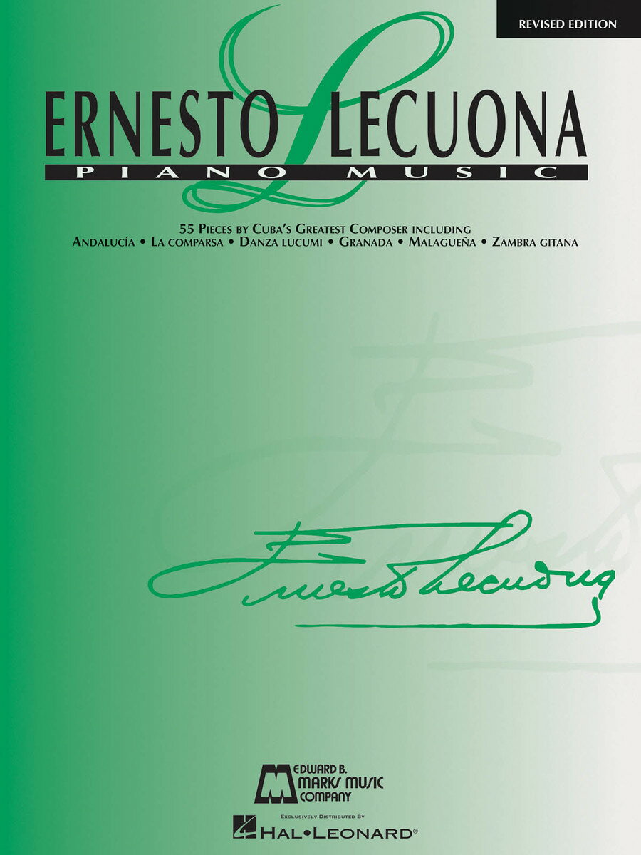 【輸入楽譜】レクオーナ, Ernesto: エルネスト・レクオーナ・ピアノ作品集 - 改訂版