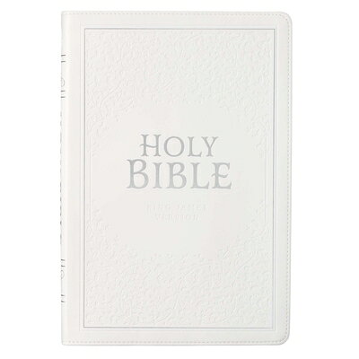 KJV Bible Thinline Large Print (Faux Leather, White) KJV BIBLE THINLINE LP (FAUX LE [ Christian Art Gifts ]
