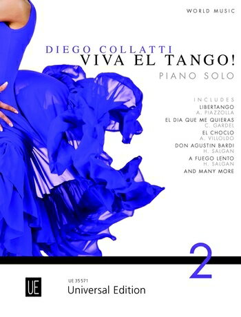 【輸入楽譜】コラッティ, Diego: ビバ・エル・タンゴ! 第2巻: タンゴピアノ教本