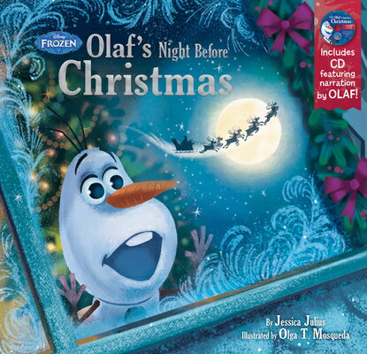 Frozen Olaf 039 s Night Before Christmas Book CD FROZEN OLAFS NIGHT BEFORE XMAS Disney Books