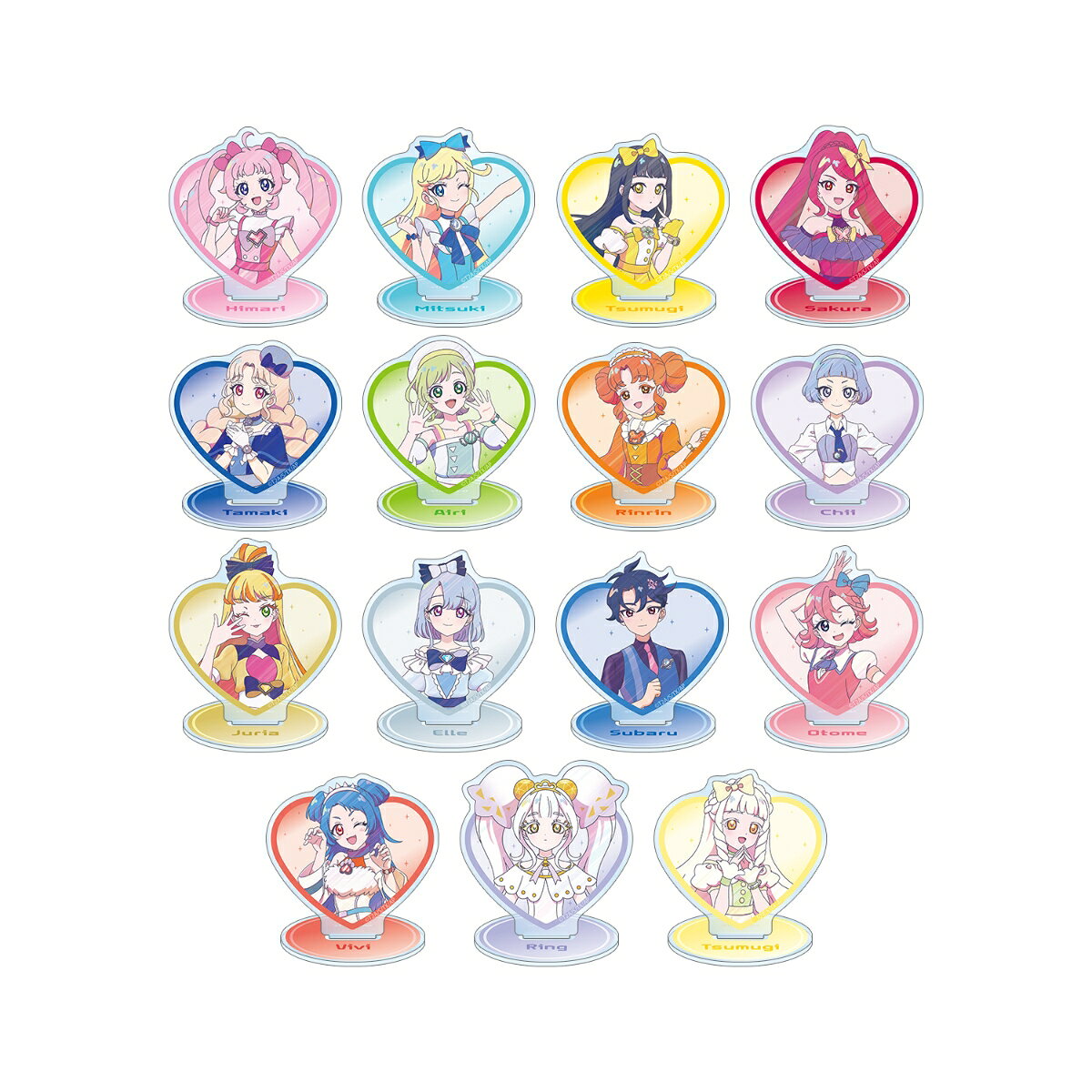 ひみつのアイプリトレーディング Ani-Art clear label アクリルスタンド(BOX＝15個)