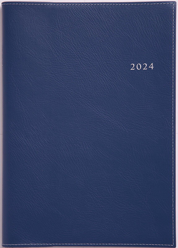 2024年 手帳 1月始まり No.471 デスクダイアリー 紺 高橋書店 ウィークリー （ダイアリー）