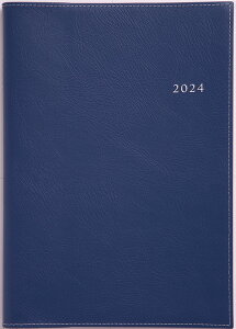 2024年　手帳　1月始まり　No.471　デスクダイアリー　　[紺]高橋書店　　　ウィークリー （ダイアリー）