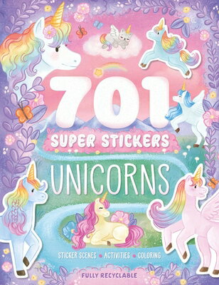 701 Super Stickers Unicorns: Fully Recyclable with Sticker Scenes, Coloring, and Activity Pages STICKERS-701 SUPER STICKERS UN [ Igloobooks ]