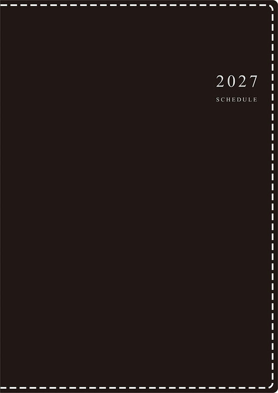 2027年 手帳 1月始まり No.473 デスクダイアリー セッテ [黒]高橋書店 A5判 ウィークリー