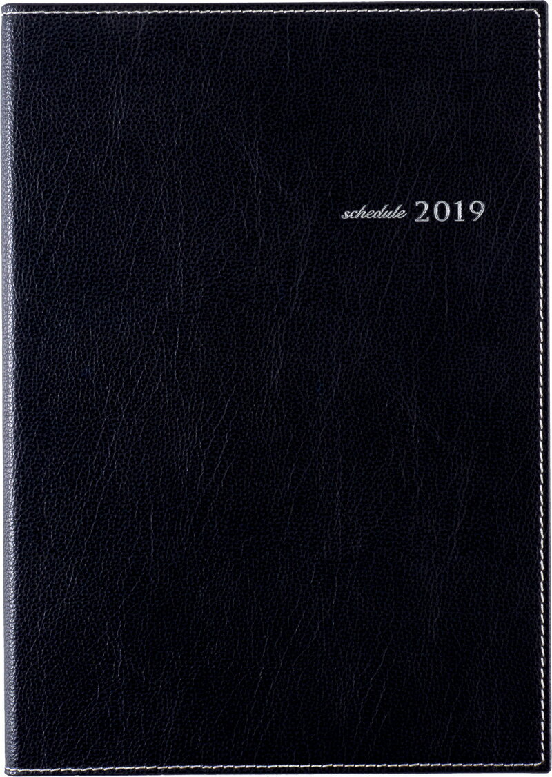 2019年版 1月始まり No.473 デスクダイアリーセッテ 黒