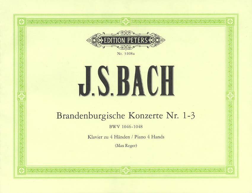 【輸入楽譜】バッハ, Johann Sebastian: ブランデンブルク協奏曲 第1巻 BWV 1046-1048