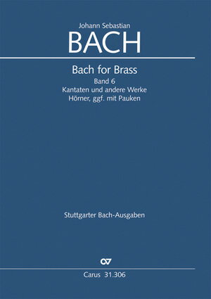 【輸入楽譜】バッハ, Johann Sebastian: 金管楽器奏者のためのバッハ 第6巻: カンタータとその他の作品から: ホルン・パート/タール & ウォルフ編