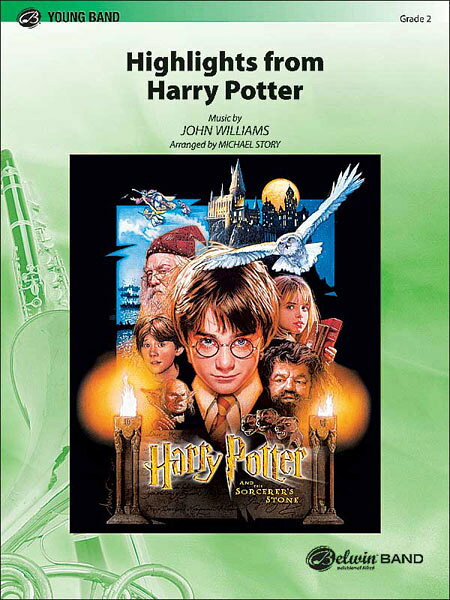 【輸入楽譜】映画「ハリー・ポッター」より ハイライト/ストーリー編曲: スコアとパート譜セット