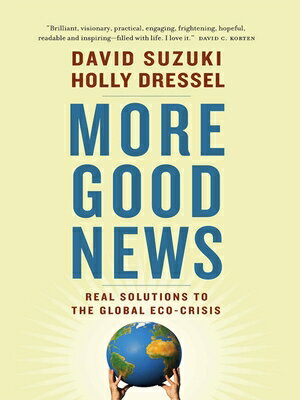 In this edition of their bestseller, the sequel to the best-selling "Good News for a Change, " authors David Suzuki and Holly Dressel provide the latest inspiring stories about individuals, groups, and businesses that are making real change in the world. "More Good News" features the most up-to-date information about critical subjects, such as energy and the economy, not covered in the previous edition. These stories offer compelling proof from the front lines that sustainable solutions already exist.