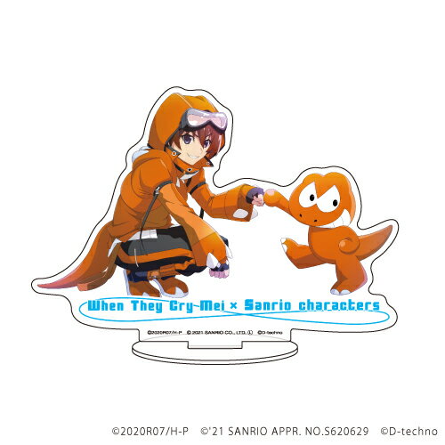 キャラアクリルフィギュア「ひぐらしのなく頃に命×サンリオキャラクターズ」01/前原圭一【グッズ】