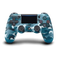 ワイヤレスコントローラー(DUALSHOCK 4) ブルー・カモフラージュの画像