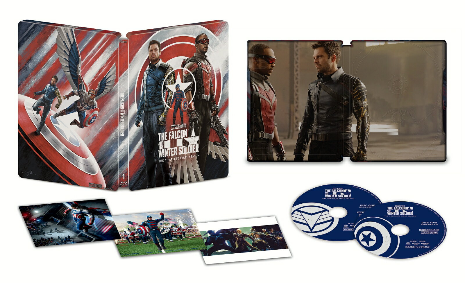 ファルコン&ウィンター・ソルジャー 4K UHD コレクターズ・エディション スチールブック(数量限定)【4K ULTRA HD】 [ アンソニー・マッキー ]のサムネイル