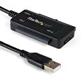 USB 2.0 - IDE／SATAアダプタケーブル。標準2.5／3.5インチSATAまたはIDEハードドライブをUSB 2.0を介してコンピュータに接続します。ケースいらずで裸のドライブを接続できるため、時間と手間がかかりません。

このUSB 2.0 SATA／IDEアダプタにはLEDインジケータがついています。ステータスとアクティビティのアップデートがすぐにわかり、信頼性と耐久性に優れた設計になっています。