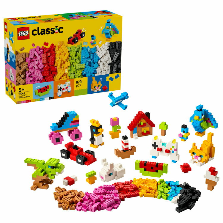 レゴ(LEGO) クラシック カラフルなアイデアボックス 11045 おもちゃ 玩具 プレゼント 5歳 6歳 7歳