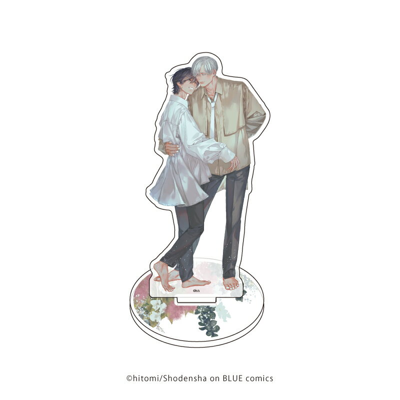 キャラアクリルフィギュア「透明な愛のうつわ」01/シロ&堂上美記(公式イラスト)【グッズ】