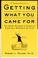 Is graduate school right for you? 
Should you get a master's or a Ph.D.? 
How can you choose the best possible school? 
This classic guide helps students answer these vital questions and much more. It will also help graduate students finish in less time, for less money, and with less trouble. 
Based on interviews with career counselors, graduate students, and professors, "Getting What You Came For" is packed with real-life experiences. It has all the advice a student will need not only to survive but to thrive in graduate school, including: instructions on applying to school and for financial aid; how to excel on qualifying exams; how to manage academic politics--including hostile professors; and how to write and defend a top-notch thesis. Most important, it shows you how to land a job when you graduate.