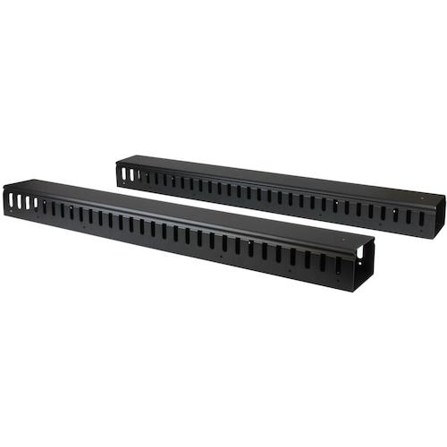 サーバーラック/キャビネット用縦型ケーブルダクト 1.8m ダクト型ケーブルマネージャー