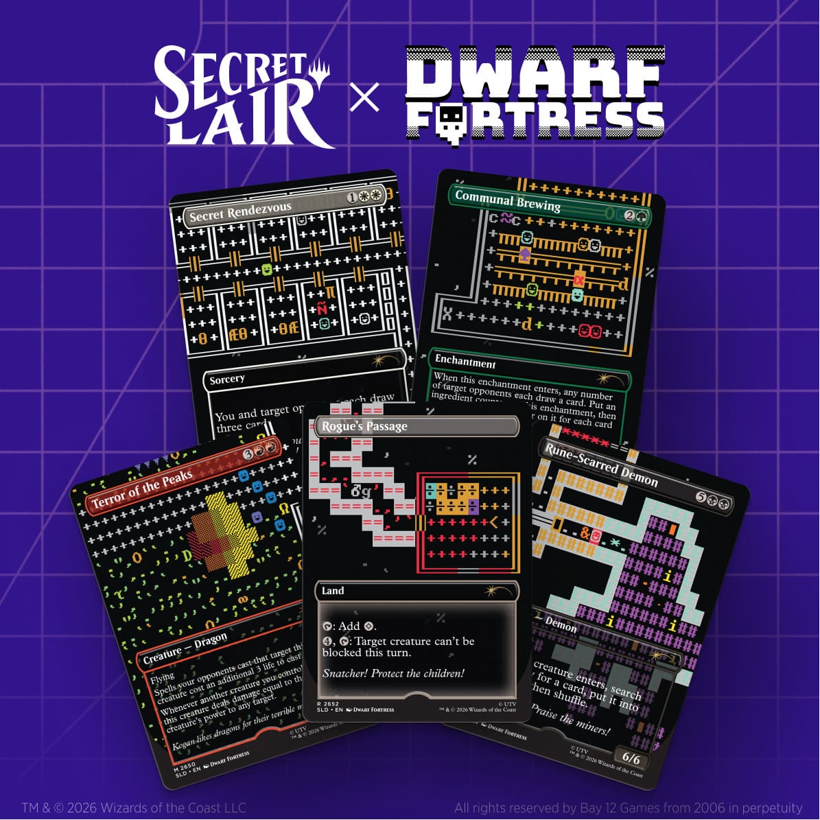 マジック：ザ・ギャザリング Secret Lair Back to School Superdrop Secret Lair x Dwarf Fortress: Create New World【クレジットカード決済限定】