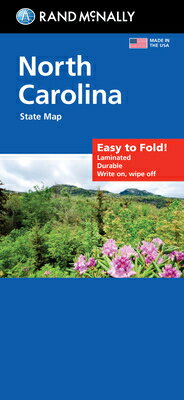Rand McNally Easy to Fold: North Carolina State Laminated Map MAP-RM EASY TO FOLD NORTH CARO 
