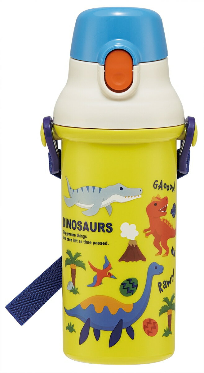 ディノサウルス　2026　水筒 子供 キャラクター お子様向けプラ直飲みボトル 480ml