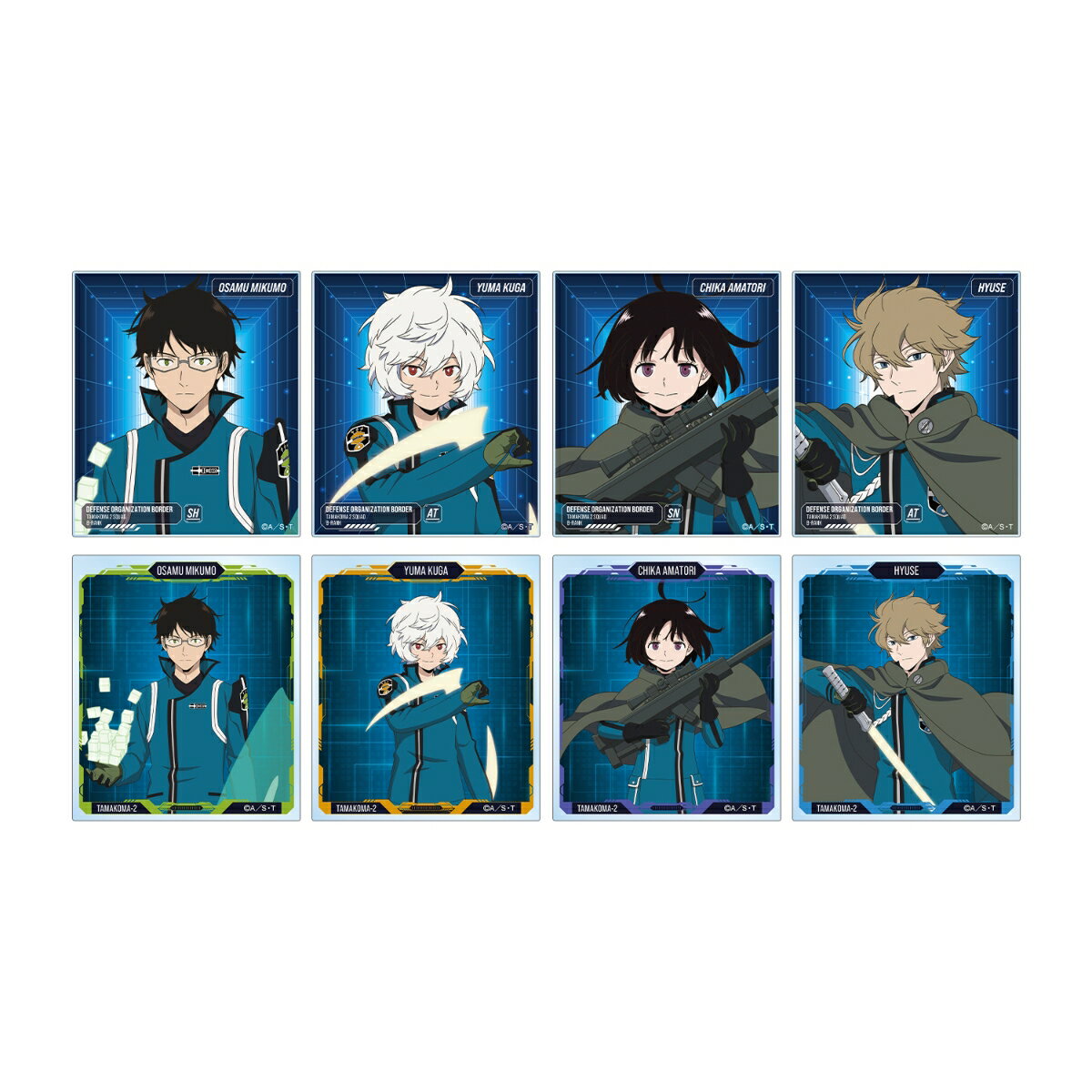 TVアニメ「ワールドトリガー」描き下ろし 戦闘開始ver. トレーディングアクリルカード(BOX=8入)