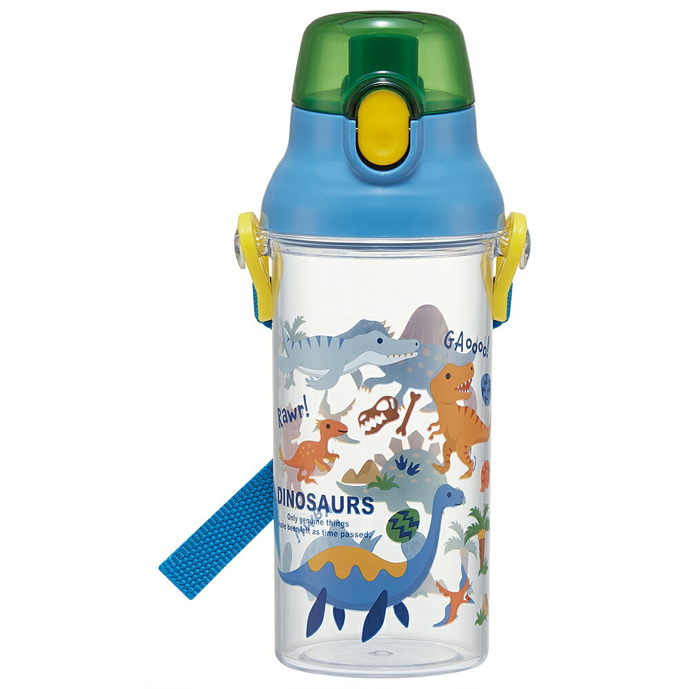 ディノサウルス　2026　メモリ付 クリアデザイン ボトル 水筒 480ml