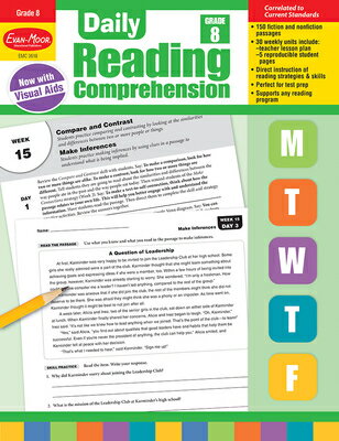 Daily Reading Comprehension, Grade 8 Teacher Edition DAILY READING COMPREHENSION GR （Daily Reading Comprehension） 