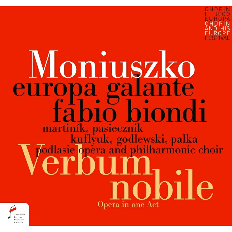 【輸入盤】歌劇『貴族の言葉』全曲　ファビオ・ビオンディ＆エウローパ・ガランテ、ヤン・マリティニク、オルガ・パシェチュニク、他（2021　ステレ [ モニューシュコ、スタニスワフ（1819-1872） ]