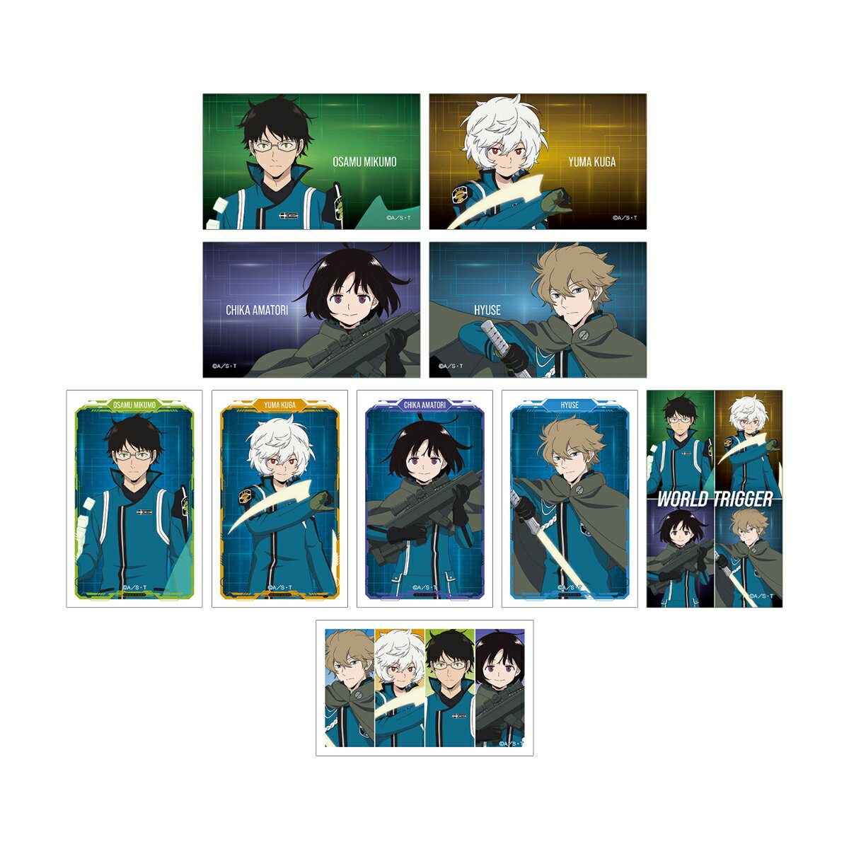 TVアニメ「ワールドトリガー」描き下ろし 戦闘開始ver. トレーディングイラストカード(BOX＝10入)