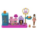 バービー(Barbie) ミニバービーランド ペットショップ きせかえ人形・ハウス ままごと・ごっこ遊び マイクロドール 1体付 プレイセット 6歳から ピンク...