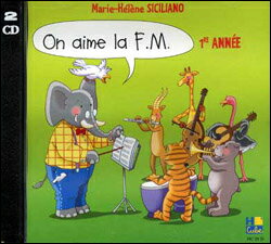 【輸入楽譜】シチリアーノ, Marie-Helene: On aime la F.M. 第1巻: CD