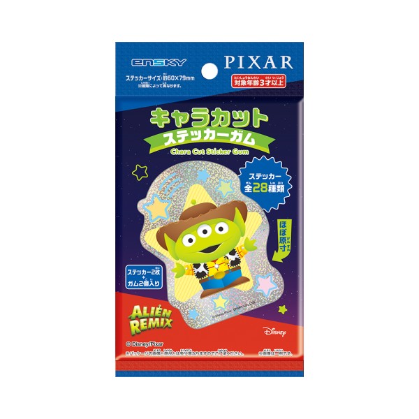 エイリアンリミックス キャラカットステッカーガム 【1BOX 16パック入り】