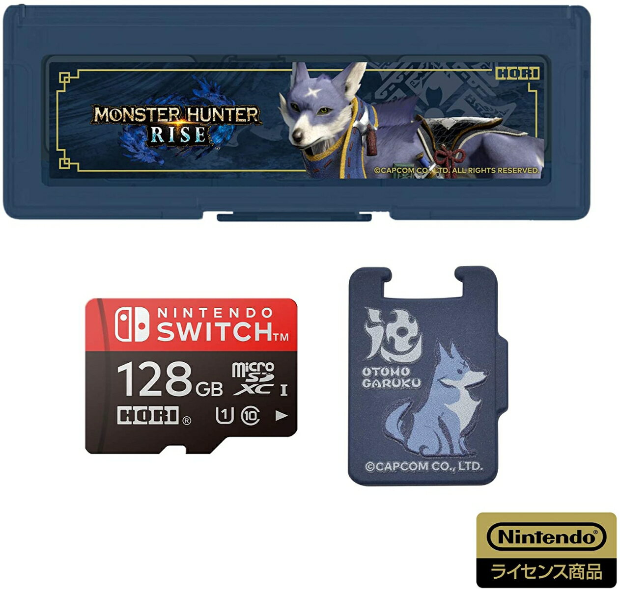 モンスターハンターライズ マイクロSDカード + カードケース6 for Nintendo Switch 128GB
