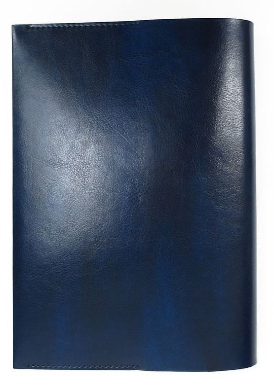 FLN イタリア産合皮 アジャストブックカバー四六判 NV