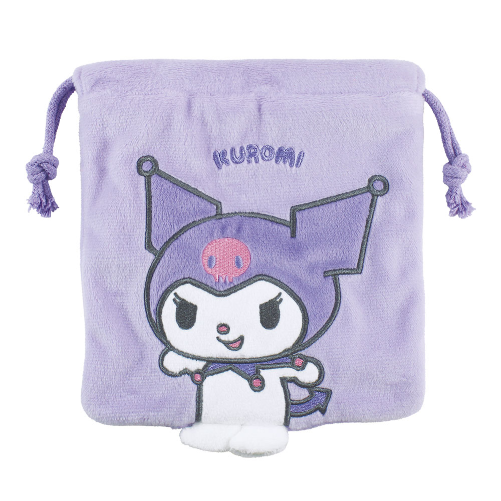 ぴょこ！っと出ている足がかわいい巾着が新登場！コストやティッシュなど小物類の持ち運びに！【対象年齢】：6歳以上【商品サイズ (cm)】(幅×高さ×奥行）：16×16.8×0.1