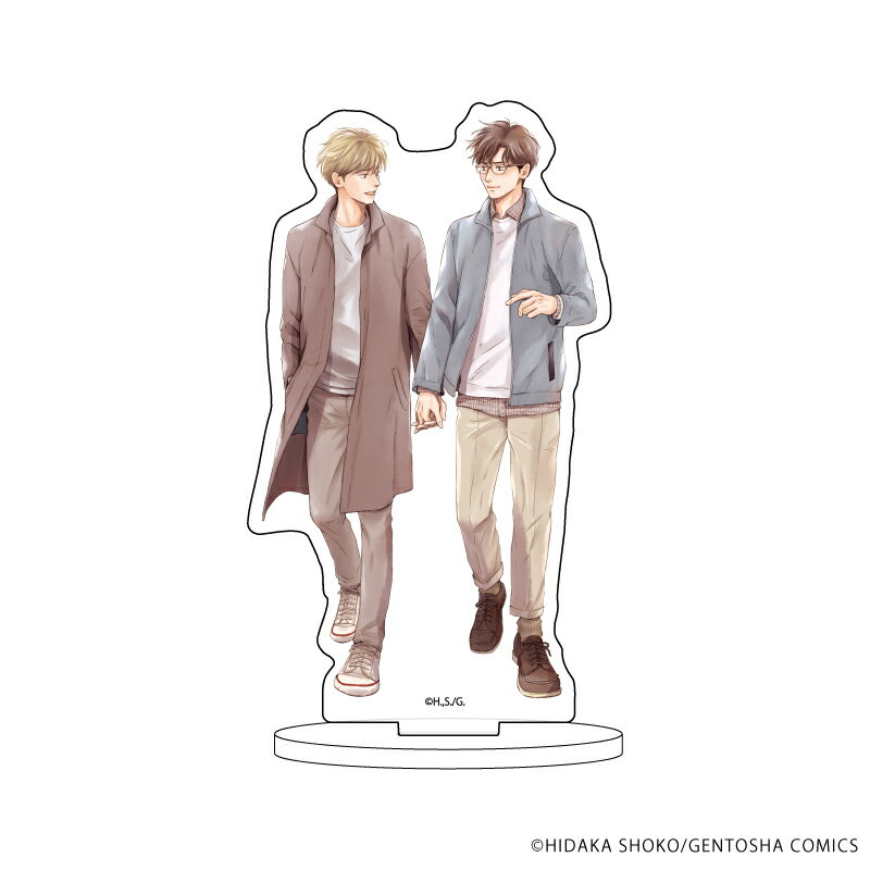 キャラアクリルフィギュア「アンチロマンス」01/柿谷亮&周防弘樹(公式イラスト)【グッズ】