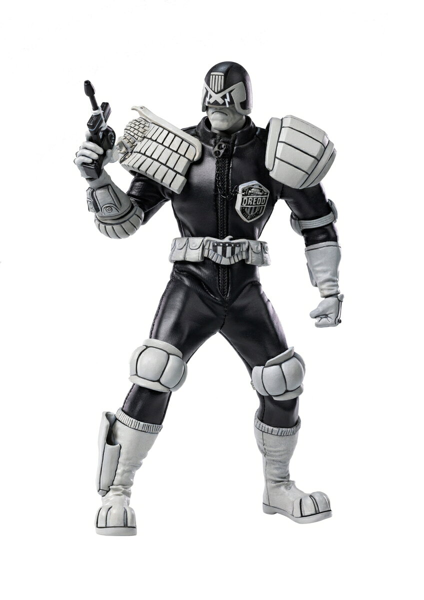 エクスクイジット スーパー 『2000 AD』 ジャッジ・ドレッド 1/12 アクションフィギュア ブラック＆ホワイト Ver. 【ESJ0163】 (フィギュア)