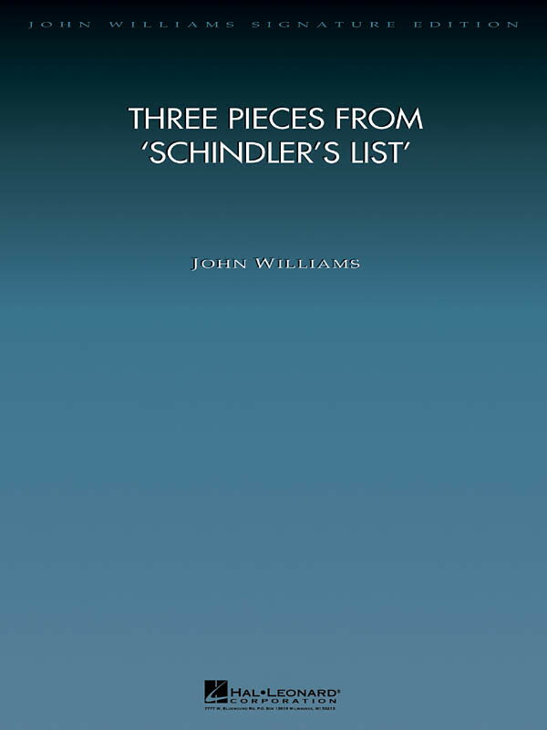 【輸入楽譜】ウィリアムズ, John: 映画「シンドラーのリスト」より 3つの小品: スコアとパート譜セット