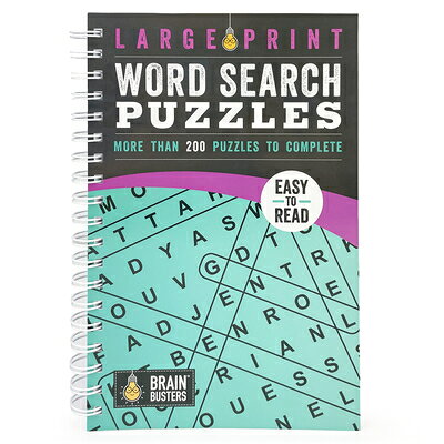 Large Print Word Search Puzzles Teal: More Than 200 Puzzles to Complete LP WORD SEARCH PUZZLES TEAL -L （Brain Busters） [ Parragon Books ]