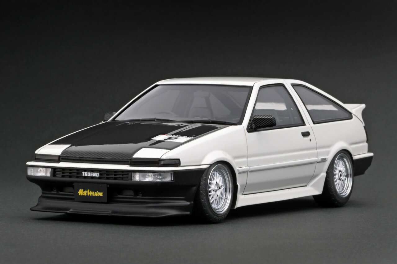 ignition model 1/18 Toyota Sprinter Trueno (AE86) 3Door TK-Street Early Ver White 【IG3488】 (ミニカー)