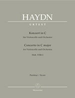 【輸入楽譜】ハイドン, Franz Joseph: チェロ協奏曲 第1番 ハ長調 Hob.VIIb/1/原典版/Sonja編: 指揮者用大型スコア