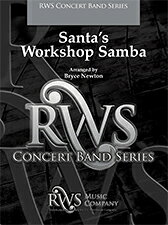 【輸入楽譜】Santa's Workshop Samba: スコアとパート譜セット