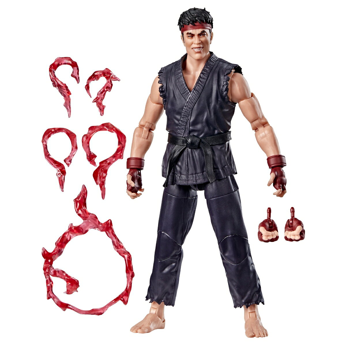 STREET FIGHTER　ハズブロ（Hasbro）ストリートファイター／ザ・ムービー ダーク リュウ アクションフィギュア 8 歳以上 15 cm コレクティブルトイ G4978 正規品