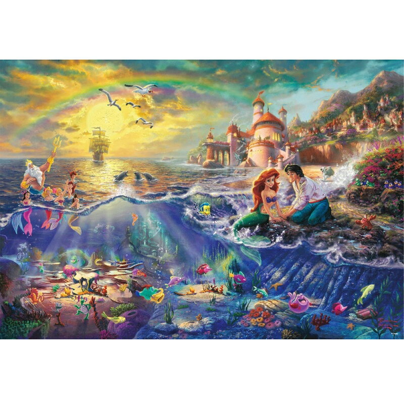 ジグソーパズル リトルマーメイド The Little Mermaid【1000ピース】(51x73.5cm)　1000ピース